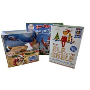 Elf on the Shelf Christmas Bundle Includes Elves at Play and Reindeer Pet New